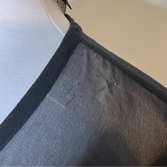 Barbara Bui silk sequin owl top semi sheer sz 38 - Picture 7 of 8